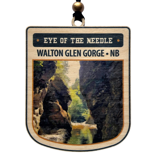 Eye of the Needle Walton Glen Gorge New Brunswick Ornament