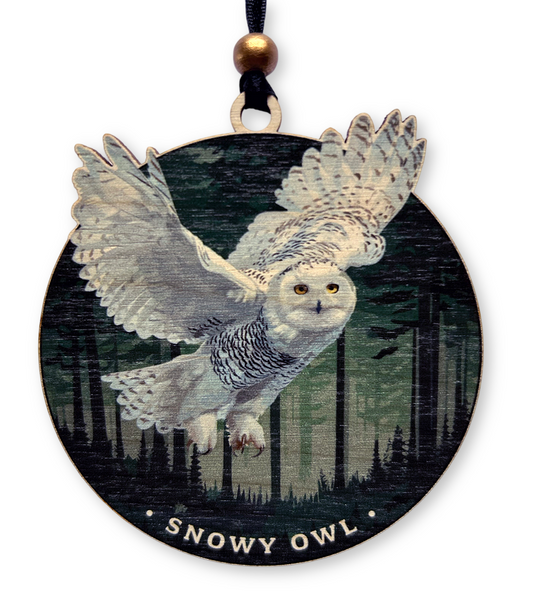 Snowy Owl Wild Bird Ornament