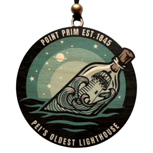 Point Prim Lighthouse Bottle Ornament