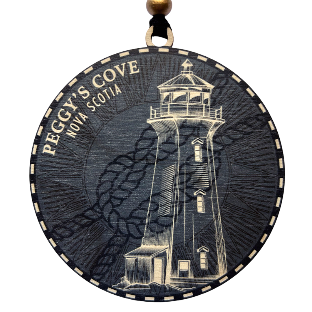 Peggy's Cove Etched Ornament