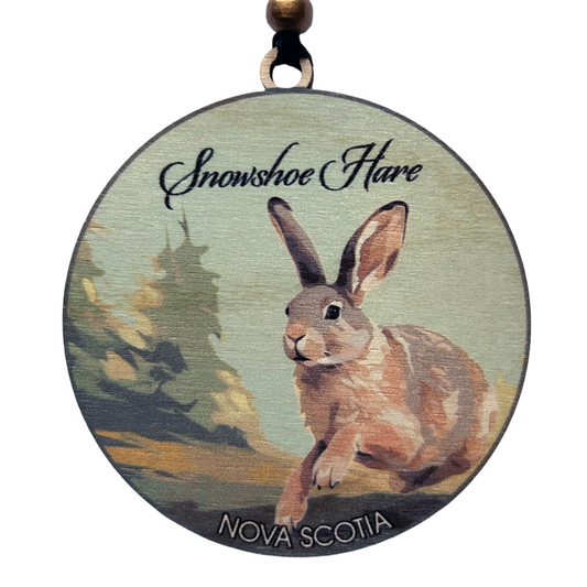 NS Snowshoe Hare Wildlife Ornament
