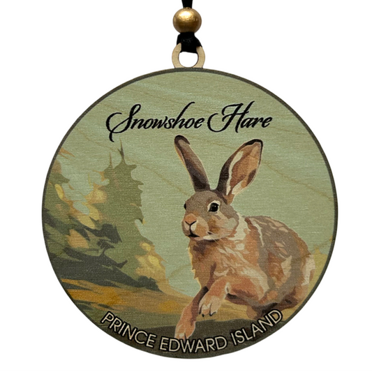 Snowshoe Hare PEI Ornament