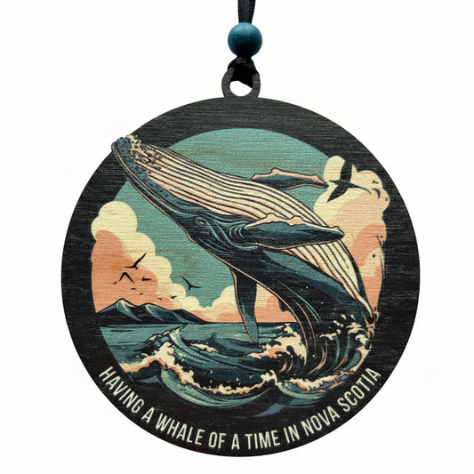 Breaching Humpback Whale Ornament