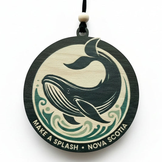 Make a Splash Whale Ornament  - Nova Scotia