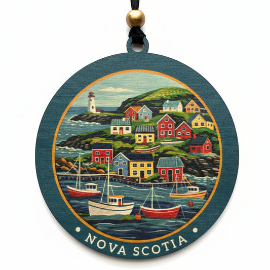 Picturesque Village Ornament - Nova Scotia