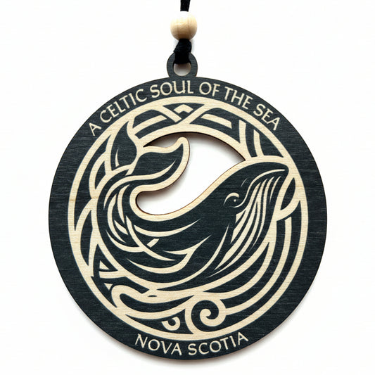 Celtic Humpback Ornament - Nova Scotia