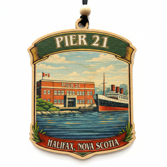 Pier 21 Crest Ornament
