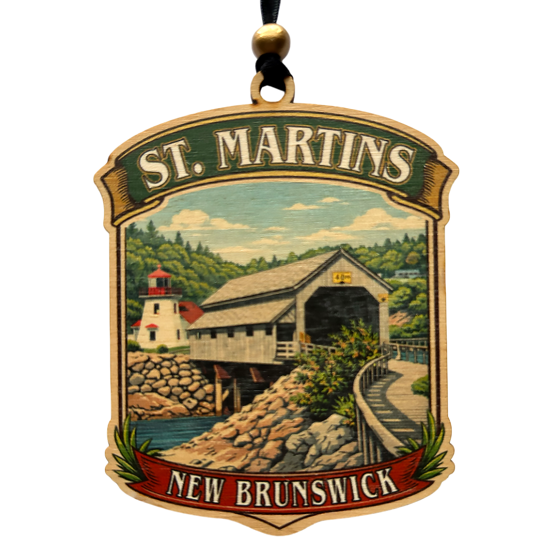 St. Martins Crest New Brunswick Ornament