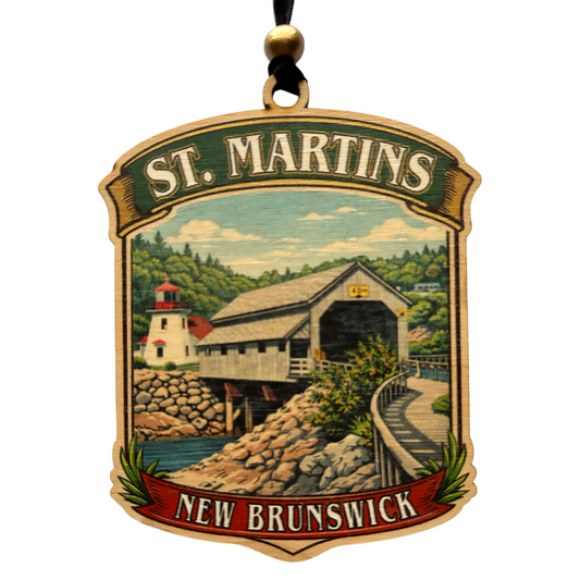 St. Martins Crest New Brunswick Ornament