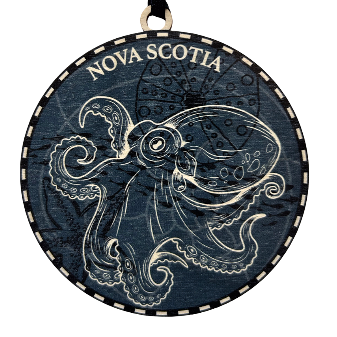 Blue Octopus Sealife - Nova Scotia - Ornament