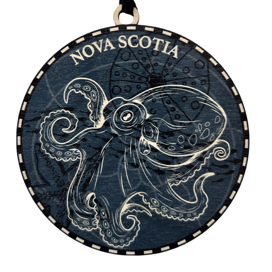 Blue Octopus Sealife - Nova Scotia - Ornament