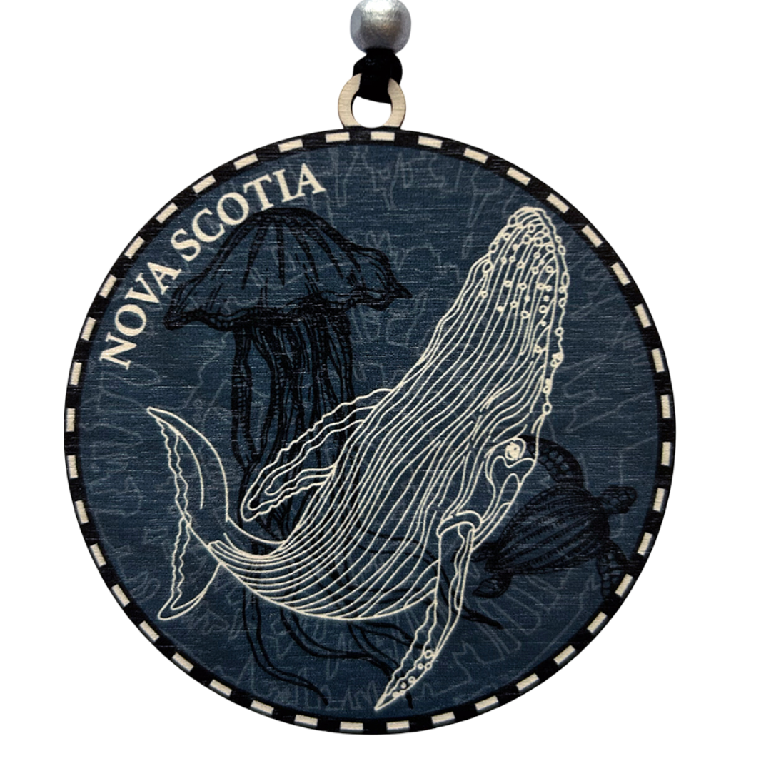Blue Humpback Sealife - Nova Scotia - Ornament