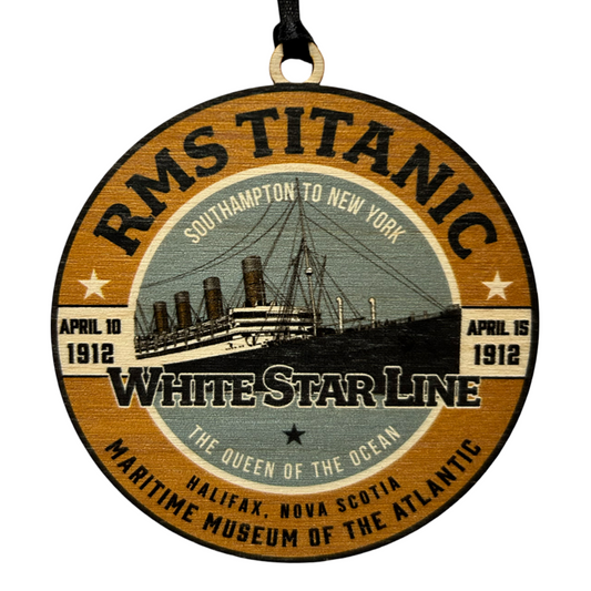 Titanic Gold NS Ornament