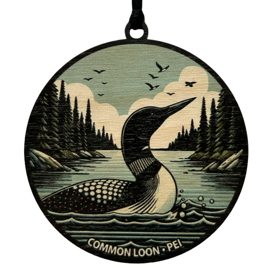 Graphic Loon PEI Ornament