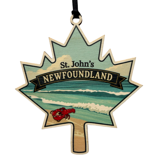 St. John's Maple Leaf Ornament