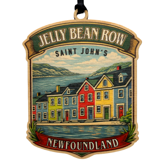 Jelly Bean Row Crest Ornament