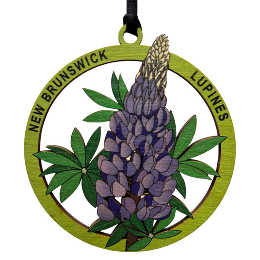 Lupines New Brunswick Ornament