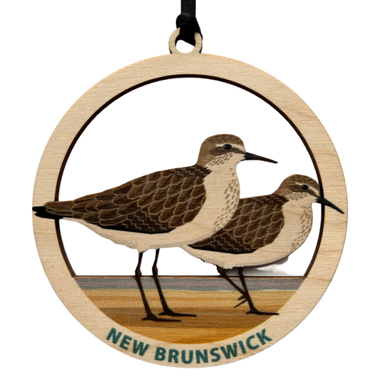 Sandpipers New Brunswick Ornament