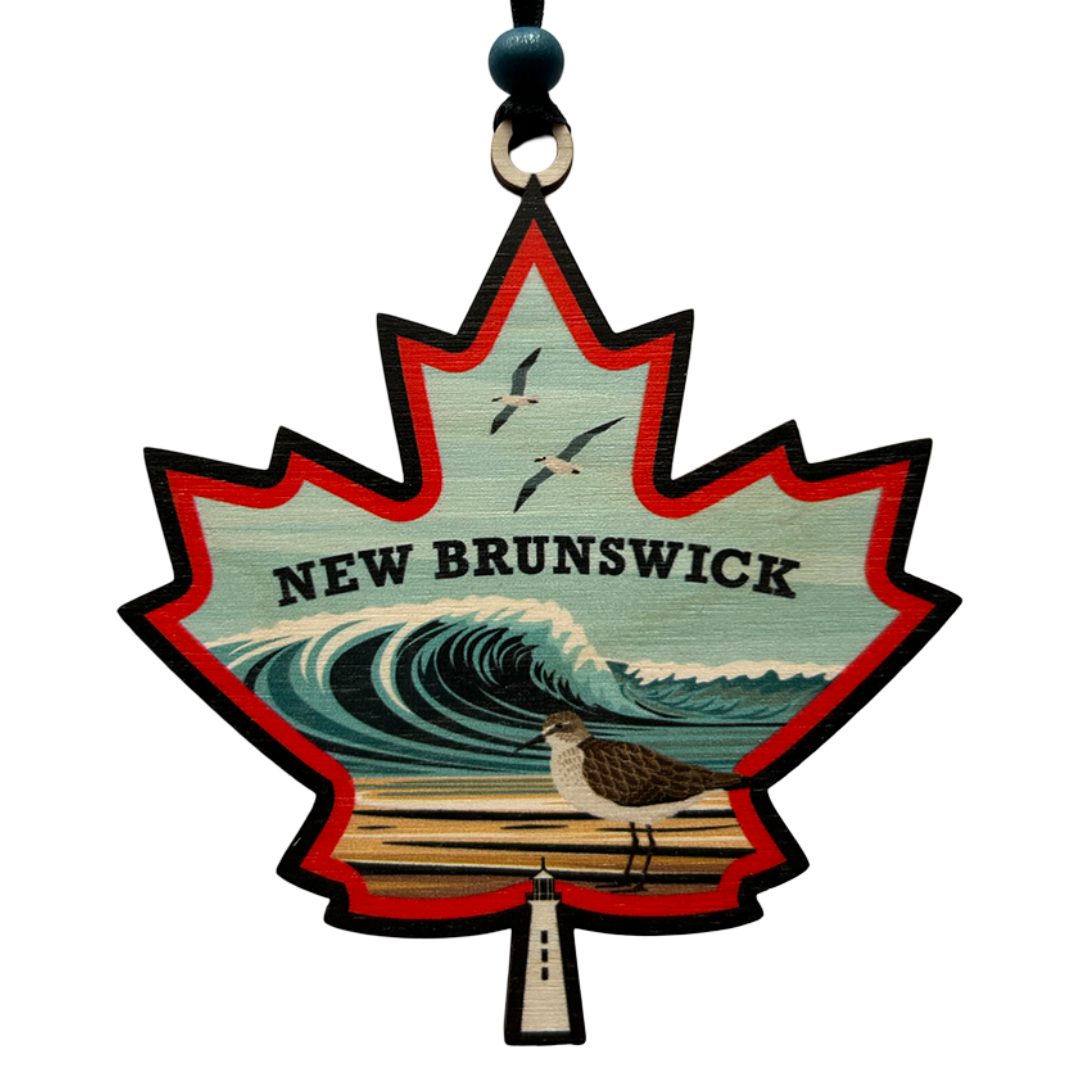 Maple Leaf New Brunswick Ornament
