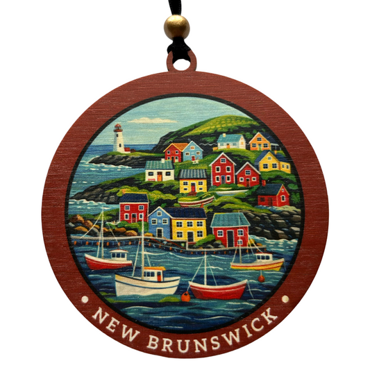 Picturesque Village New Brunswick Ornament