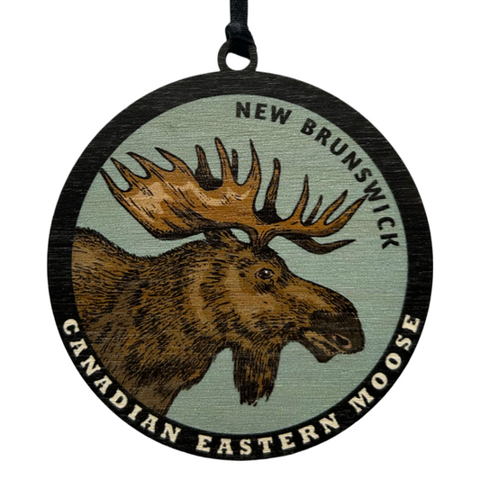Canadian Moose New Brunswick Ornament