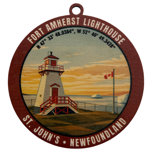 Fort Amherst Lighthouse Ornament