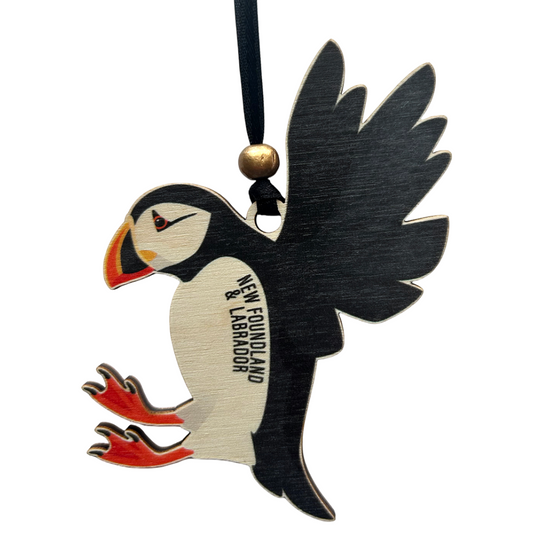 Shaped Puffin Newfoundland and Labrador Ornament