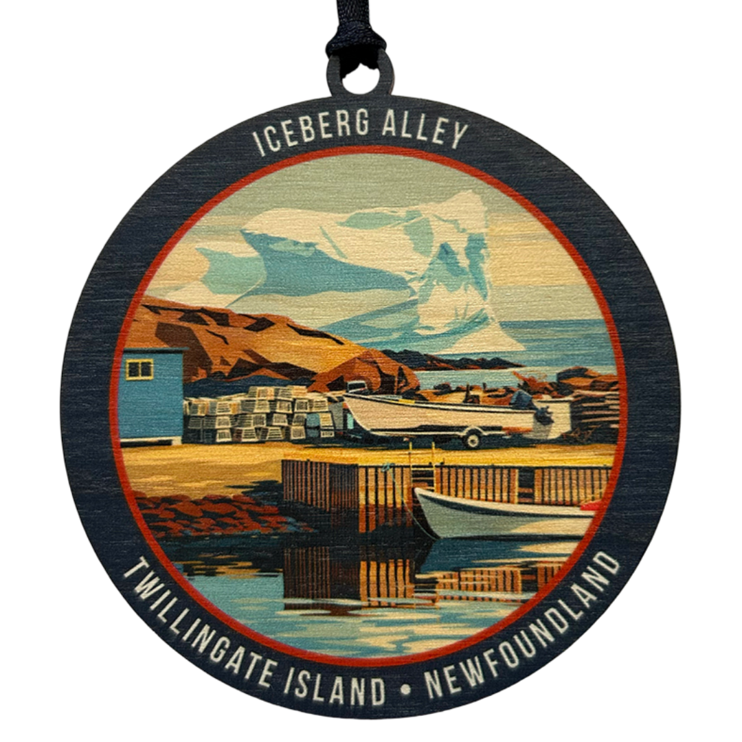 Iceberg Alley Newfoundland and Labrador Ornament
