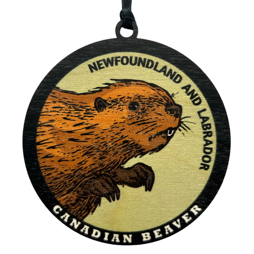 Canadian Beaver Newfoundland and Labrador Ornament