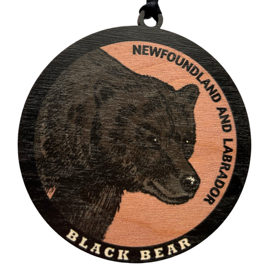 Black Bear Newfoundland and Labrador Ornament