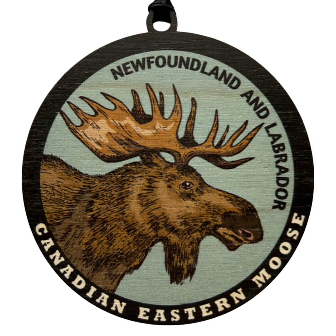 Canadian Moose Newfoundland and Labrador Ornament