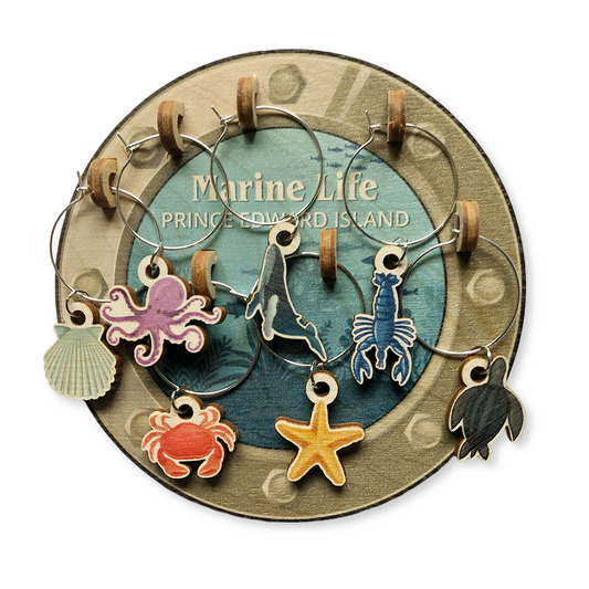 PEI Marine Life Charms Set – Ocean Wildlife Souvenir
