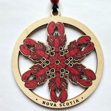 Nova Scotia LobStar Ornament