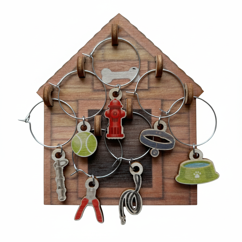 Dog Lover Charms Set – House