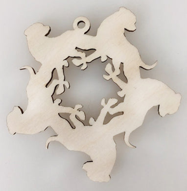 Circle of Puppies Ornament