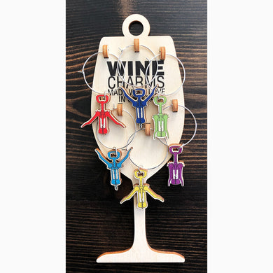 Wine Glass Wine Charms Set