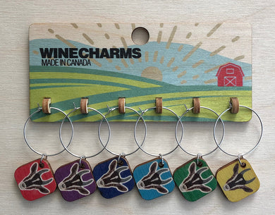 Goats Wine Charms Set