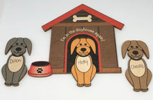 Load image into Gallery viewer, Family Dog House Fridge Magnet Set