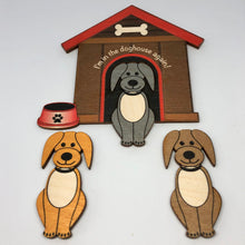 Load image into Gallery viewer, Family Dog House Fridge Magnet Set