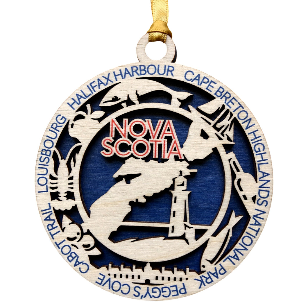 Large Layered Nova Scotia Ornament
