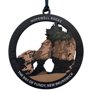 Hopewell Rocks Ornament cutout