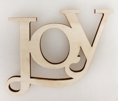 Joy Script Ornament