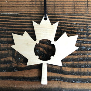 Maple Leaf Beer Cap / Bottle Cap Ornament