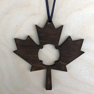 Maple Leaf Beer Cap / Bottle Cap Ornament