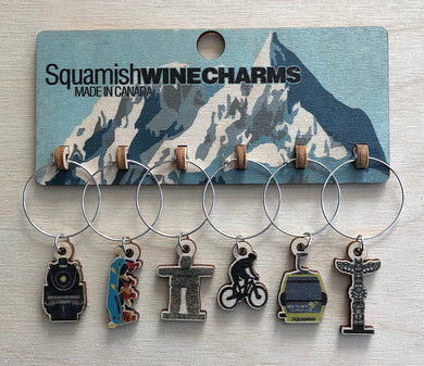 Squamish Wine Charms Set