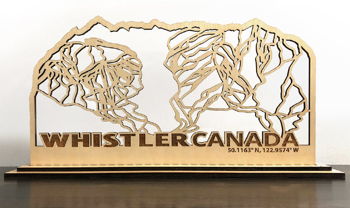 Whistler Trail Map Destination Display<sup>©</sup>
