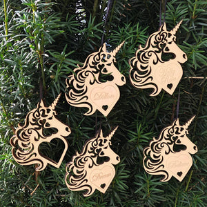 Unicorn Ornament Assorted Designs